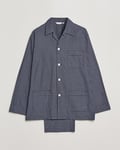 Derek Rose Checked Cotton Pyjama Set Navy