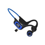2024 Benledning Hörlurar Trådlösa Bluetooth Vattentäta Sporthörlurar Brusreducerande Hörlurar Blue
