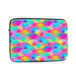 Laptop Case,10-17 Inch Laptop Sleeve Case Protective Bag,Notebook Carrying Case Handbag for MacBook Pro Dell Lenovo HP Asus Acer Samsung Sony Chromebook Computer,Rainbow Scale Colorful 10 inch