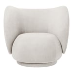 Rico Lounge Chair Bouclé Off-White