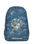 Beckmann Norway Gym/Hiking Backpack, Jungle Game Blå