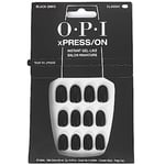 OPI xPRESS/ON - Lady in Black - 30 Faux ongles réutilisables, effet gel - Jusqu'à 14 jours de tenue