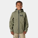 Helly Hansen Junior Rigging Regnjakke Grønn 140/10