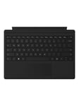 Surface Pro Type Cover with Fingerprint ID - keyboard - with trackpad accelerometer - Italian - black - Tastatur - Italiensk - Sort