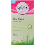 Veet Ready To Use Wax Strips - Dry Skin 20 st