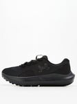 UNDER ARMOUR Womens Running Charged Surge 4 Trainers - Black, Black, Size 6, Women