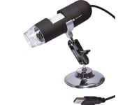 Toolcraft To-5139591, Digitalt Mikroskop, Svart, 200X, 20X, Led, Vit