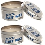 2 X Dax Hair Wax WASHABLE 99g Tin + Wave Cap Free