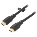 Adnauto - Cable hdmi 2.1 prise male des deux cotes uhd 4K 3D 1m - Noir - Noir