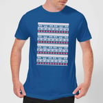 T-Shirt de Noël Homme Star Wars AT-AT - Bleu Roi - M - Royal Blue