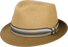 Stetson Licano Toyo Trilby Straw Hat Brown, 59/L