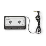 NEDIS Adaptateur Cassette | 3,5 mm Mâle | Noir