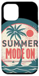 Coque pour iPhone 14 Pro Belle saison d'été avec mode sur costume