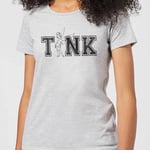 Disney Peter Pan Tinkerbell Women's T-Shirt - Grey - XL