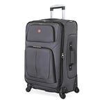 SwissGear 25 Inch Spinner Luggage Swissgear Suitcase Travel Gear 25 Inch Spinner 4171, Darkgray (Grey) - 6283424171-DG