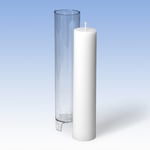 Kristinas Pyssel och Hobby Ljusform - 220x47 mm Blockljus Cylinder
