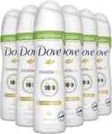Dove Invisible Dry Deodorant Antiperspirant For Men And Women 75 Ml Pack of 6