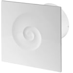 Awenta - Ventilateur salle de bain capteur d'humidité 100mm Blanc abs vortex
