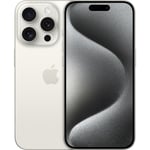 Apple iPhone 15 Pro - 512GB - White Titanium