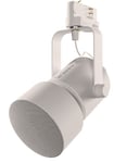 Trådlös högtalare vit, klickas fast på trefas ljusskena - Audio Pro SP-1 white