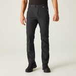 Regatta Men's Water Repellent Highton Zip Off Walking Trousers Seal Grey, Size: 40 Short