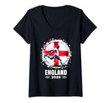 Womens England Player Boys Kids Men Youth Women Cup England 2026 V-Neck T-Shirt