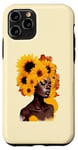 iPhone 11 Pro Sunflower Beauty Black Freedom Black History Juneteenth Case