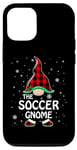 Coque pour iPhone 12/12 Pro Pyjama de Noël assorti à motif de nain de football Buffalo
