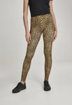 Urban Classics Leggings i leopardskinnmönster (XS,Leopard)