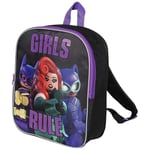 Lego Batman Girls Rule Kids Backpack School Bag