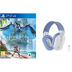 Horizon - Forbidden West (PlayStation 4) + Logitech G435 LIGHTSPEED & Bluetooth sans Fil Casque Gaming Blanc