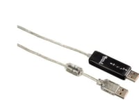 Hama Usb 2.0 Link Cable For Windows, 1,95 M, Usb A, Usb A, Grå