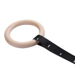 1 st Trä Gymnastikringar GYM Ring för barn Vuxen Hem Fitness Pull Up