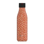 Les Artistes - Bottle Up Design termoflaske 0,5L oransje/hvit