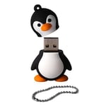 TuDu Clé USB 16 GO Pingouin Bébé USB 2.0 Stockage Memory Stick Fantaisie Noir et Blanc