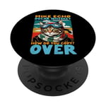 Mike Echo Oscar Whiskey Pilot Cat Lover Gift Cat Mom Cat Dad PopSockets Swappable PopGrip
