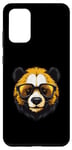 Coque pour Galaxy S20+ Tête de panda cool | Portrait hipster amusant
