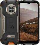 Rugged Phone Unlocked DOOGEE S96 Pro 8GB+128GB Infrared Night Vision Helio G90 Octa Core Waterproof Android Phone, 48MP+20MP, 6.22" + Global 4G LTE GSM AT&T T-Mobile Dual SIM Phone 6350mAh（Orange）