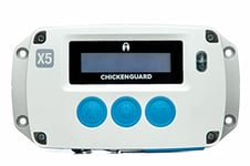 ChickenGuard 2022 Nouveau modèle Extreme X5 Ouvreur Automatique de Porte de Poulailler, Minuterie/Capteur de Lumière, Dispositif de Sécurité D'arrêt Automatique