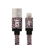 Juice X Hype Disco Leopard | 1m Apple Lightning Cable | Charge Your iPhone (generation 6 – 12 Pro) In Style | LIMITED EDITION