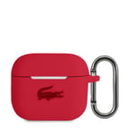 Lacoste AirPods 3 Kuori Liquid Silicone Glossy Logo Punainen