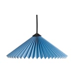 HAY Matin Pendant hanging lamp 30x30 cm Placid blue