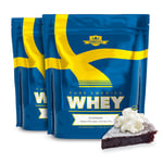PureSwe 2 x Valleprotein – Whey, 1 kg, Gammeldags vanilje - Proteinpulver, Whey protein kg