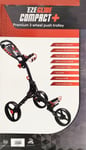 Longridge Ezeglide Compact+ Premium 3 Wheel Push Golf Cart Trolley