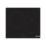 Bosch - Plaque de cuisson induction 3 foyers 4600W - Noir
