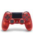 Sony Dualshock v2 - Translucent Red (BULK) - Controller - Sony PlayStation 4
