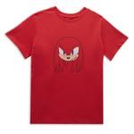 Sonic The Hedgehog Knuckles Face Kids' T-Shirt - Red - 11-12 Years