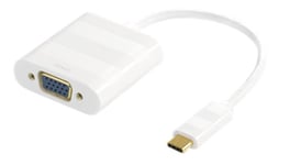 Deltaco USB 3.1 till VGA Adapter - Vit