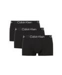 Calvin Klein Mens Cotton 3 Pack Boxers - Black - Size Medium