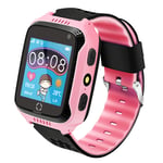 Kids Smartwatch Phone for Children, with Anti-Lost GPS Positioning Tracker, Calling, SOS, Voice Chat, Pedometer, Compatible with Android/iPhone iOS, for Birthday & Christmas for Boys or Girls (Pink)